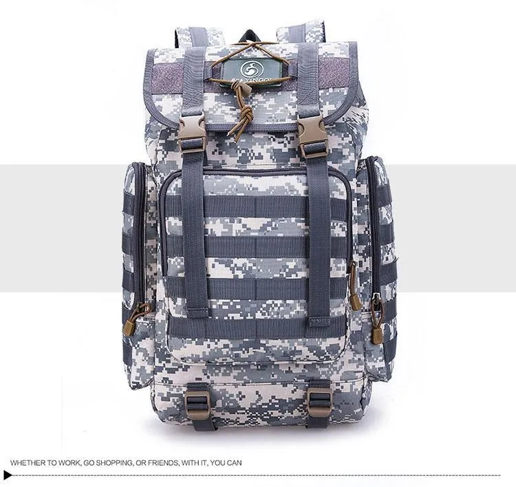 25L Modular Military MOLLE Tactical Army Backpack