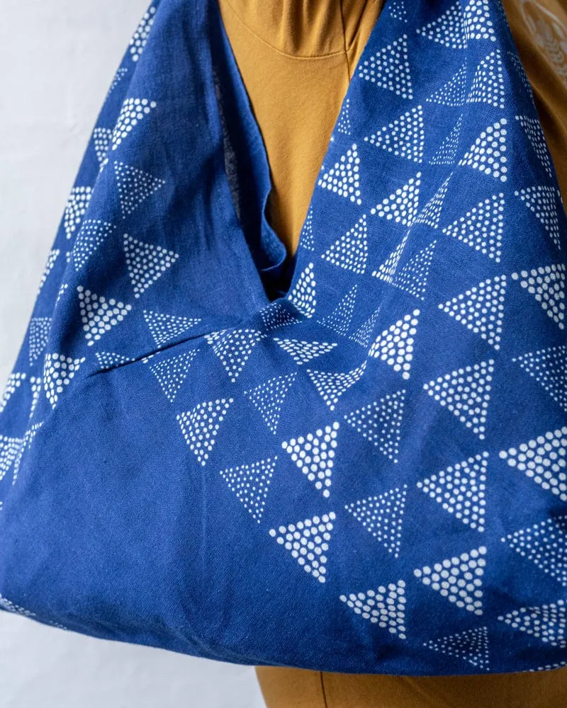 Aizawa Indigo Tsuno Bag, Uroko Dots