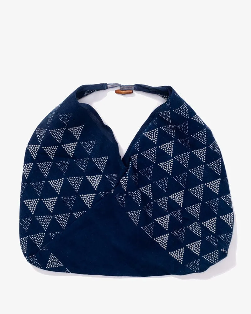 Aizawa Indigo Tsuno Bag, Uroko Dots