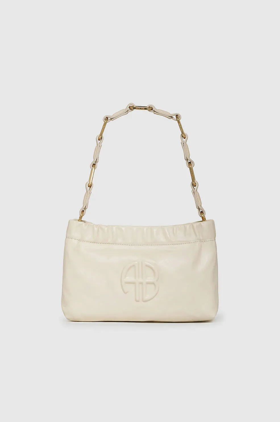 Anine Bing - Small Kate Shoulder Bag in Ivory