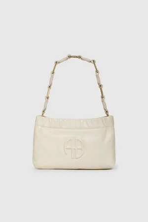 Anine Bing - Small Kate Shoulder Bag in Ivory