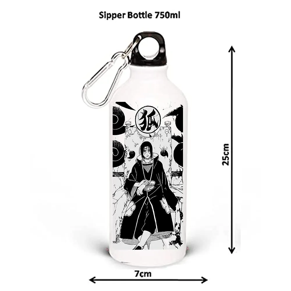 APC-Sipper Bottle, Itachi1, Glossy finish printing with lock on cap.