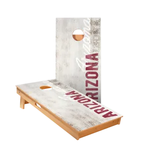 Arizona Football Vintage Gameday Star Cornhole Boards