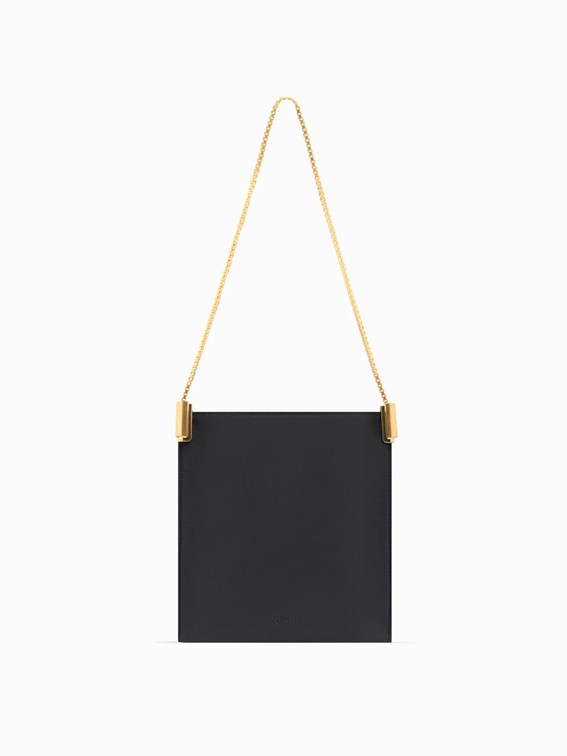 Black satin Dorado 1.0 shoulder bag