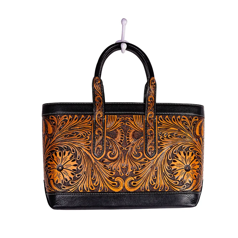 Canyon Meadows Hand-tooled Handbag