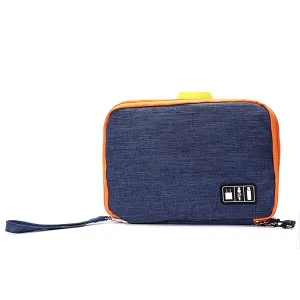 Casual Multifunctional Canvas Multi Pocket Ipad Store Bag Phone Storage