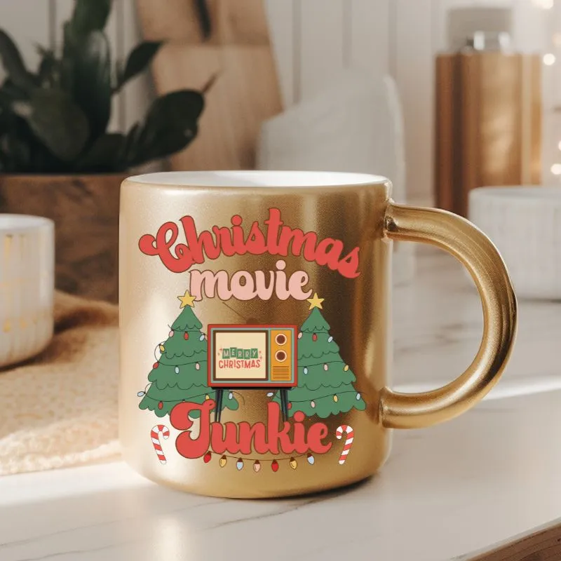 Christmas Movie Junkie PNG Digital Download