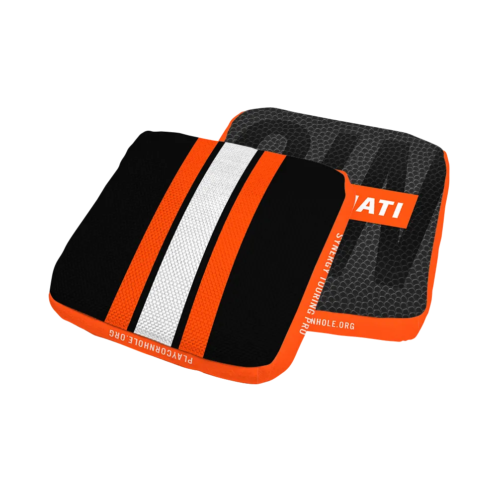 Cincinnati Football Gameday Stripes Synergy Edge Cornhole Bags