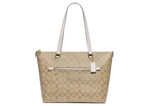 Coach Gallery Tote Bag Khaki/Chalk