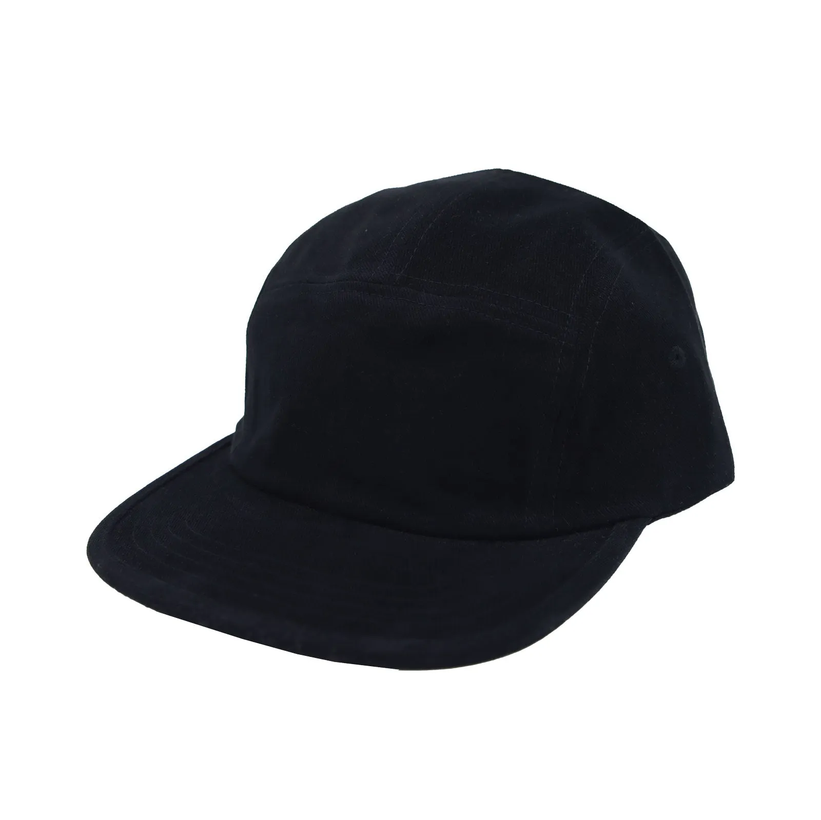 Cotton Camp Cap Lightweight 5 Panel Flat Bill Trail Hat MU21389