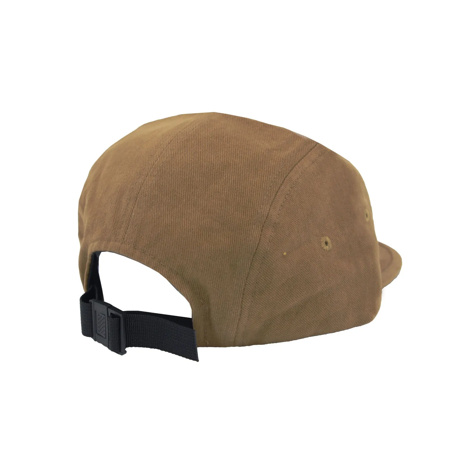 Cotton Camp Cap Lightweight 5 Panel Flat Bill Trail Hat MU21389