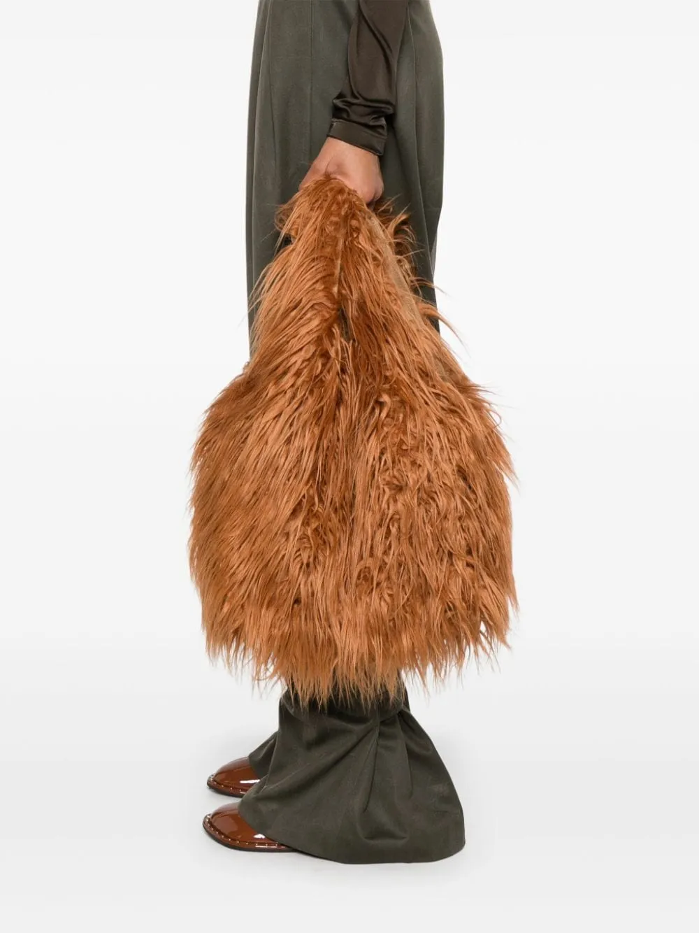 Dries Van Noten Women Faux Fur Handbag