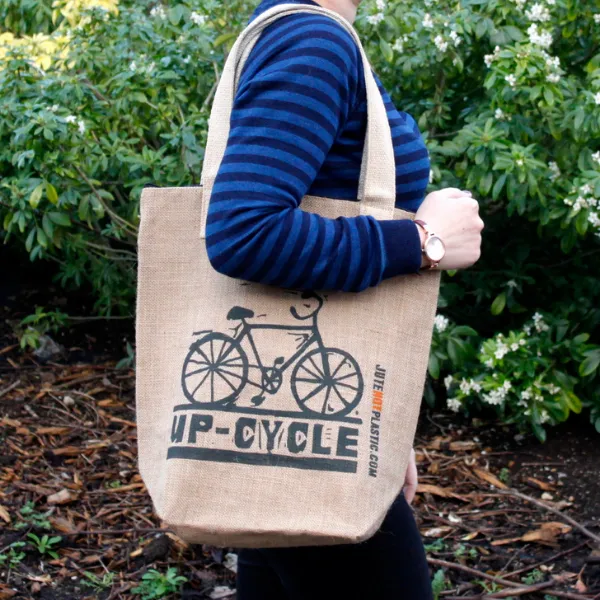 Eco-friendly jute bag (Up-cycle)