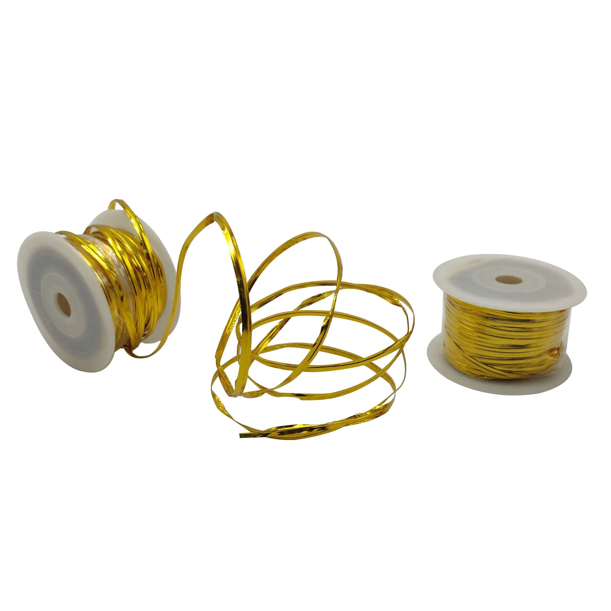 Esslly Gold Aluminium Twist Tie Roll | 80 Meter | For Chocolatiers & Bakers