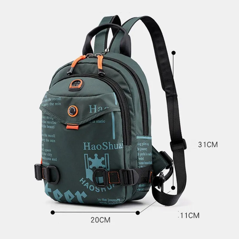 Fashion Waterproof Multifunctional Multi-Color Backpack Shoulder Bag Travel For Men