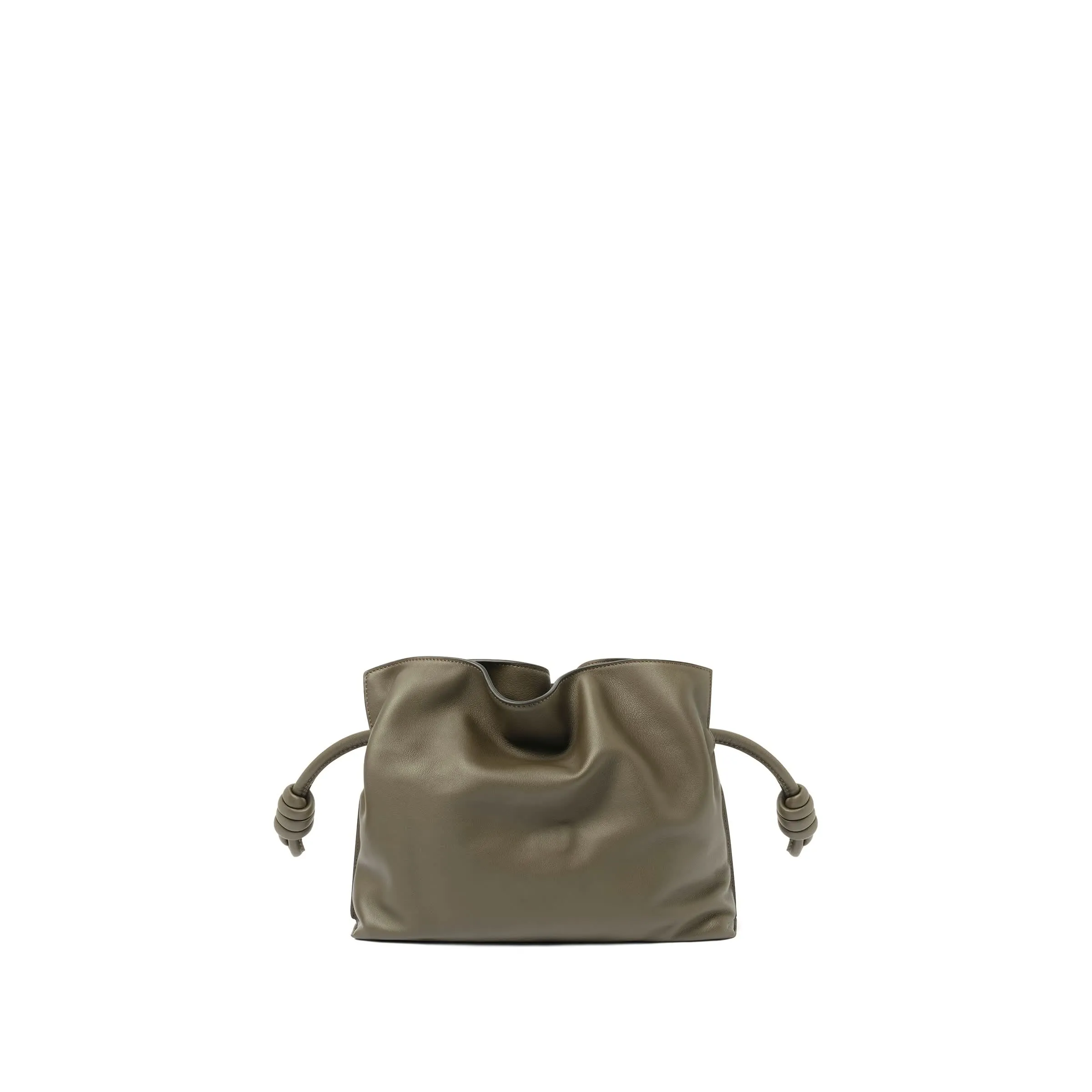 Flamenco Clutch in Dark Khaki Green