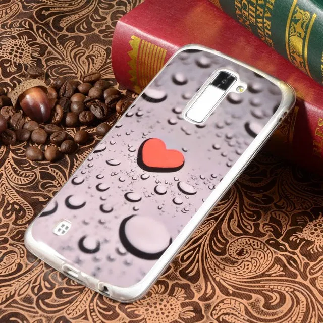 For LG K7 K8 Lte K10 Silicone Case Retro Tribe Cartoon Rubber TPU Case For LG K7 M1/ LG K8 Lte K350/ LG K10 M2 Phone Cases Cover