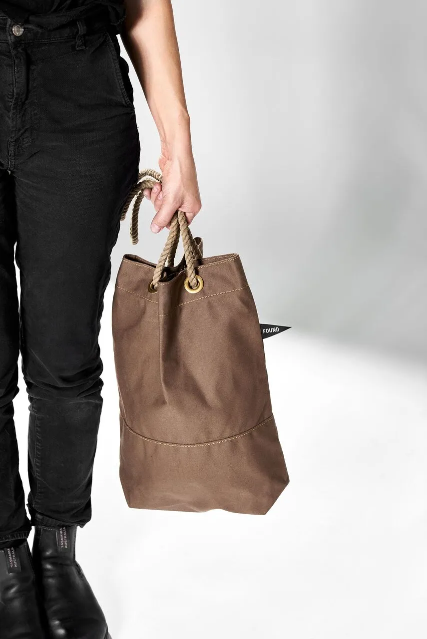 Found My Animal Canvas Tote, Brown