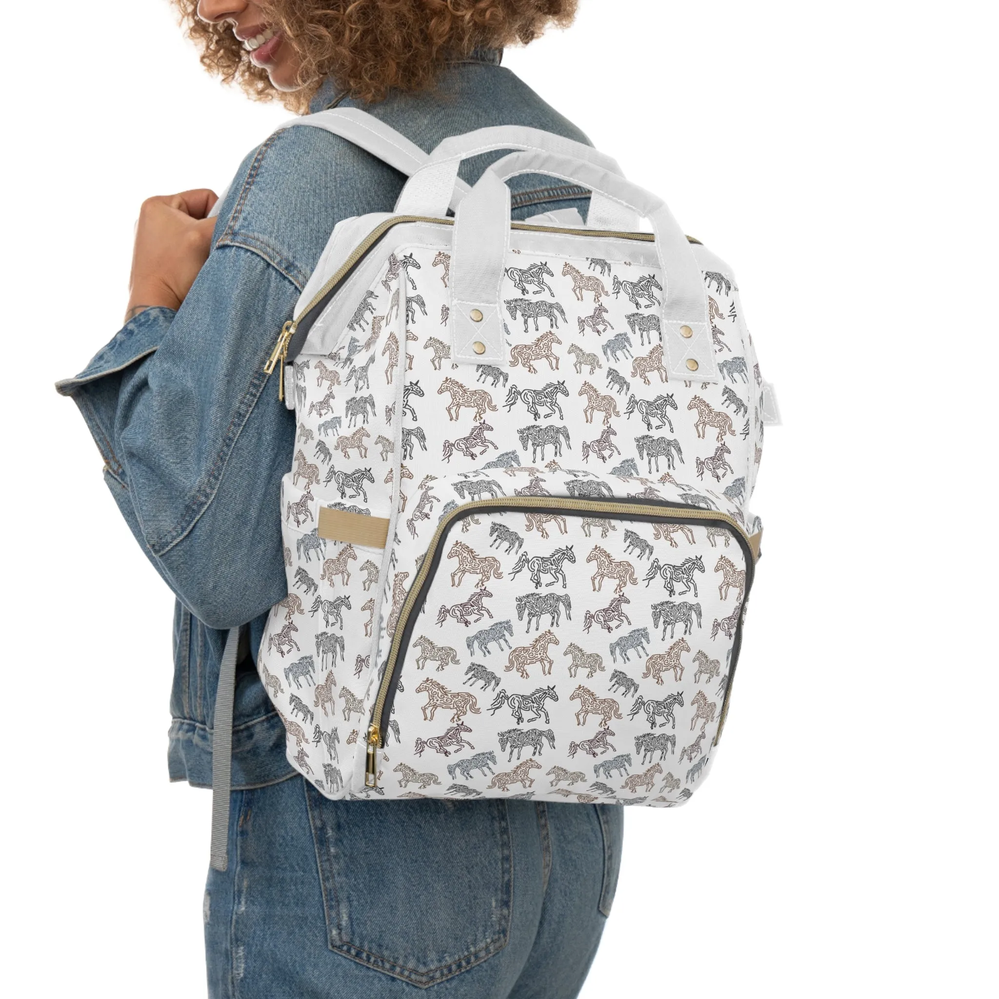 Galloping Horses Mom to Be Multifunctional Diaper Backpack