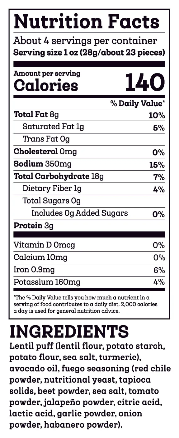 Grain Free Puff Snacks Mix - 6 bags