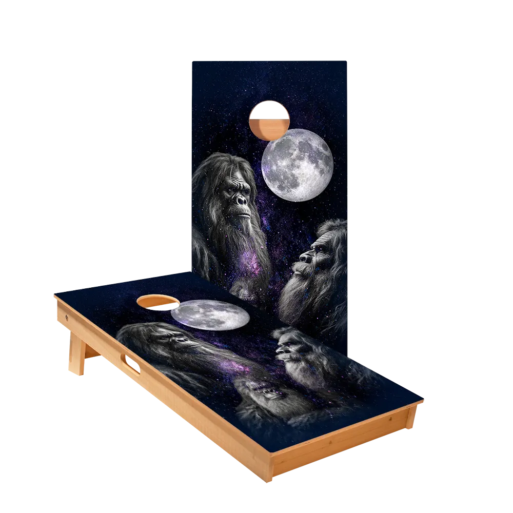 Howl at the Moon Sasquatch Star Cornhole Boards