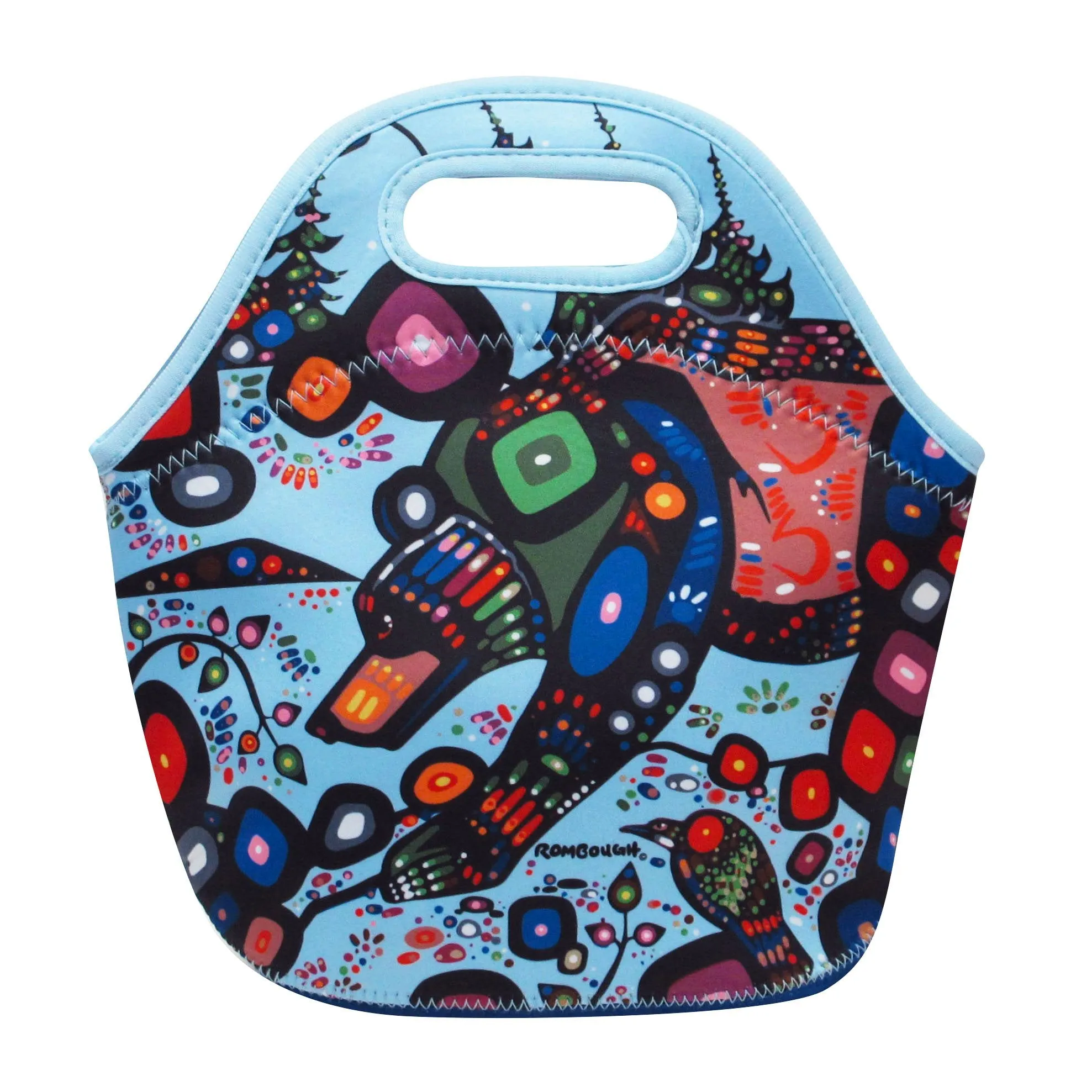 John Rombough Bear Insulated Lunch Bag