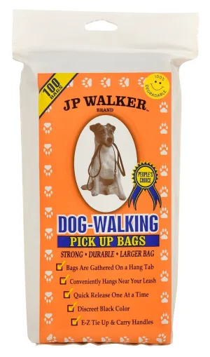 JP Walker Dog-Walking Pick Up Bags, 100 ct