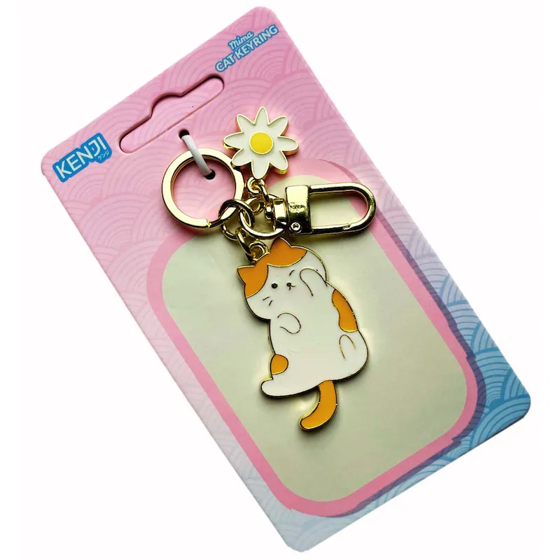 KENJI Mima Cats Enamel Keyring