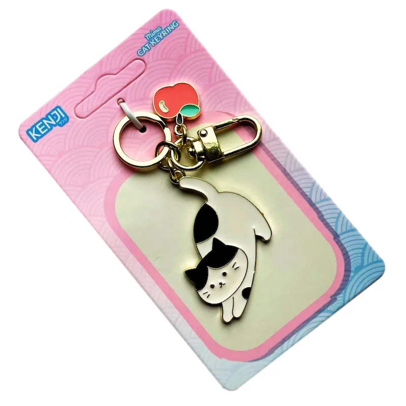 KENJI Mima Cats Enamel Keyring