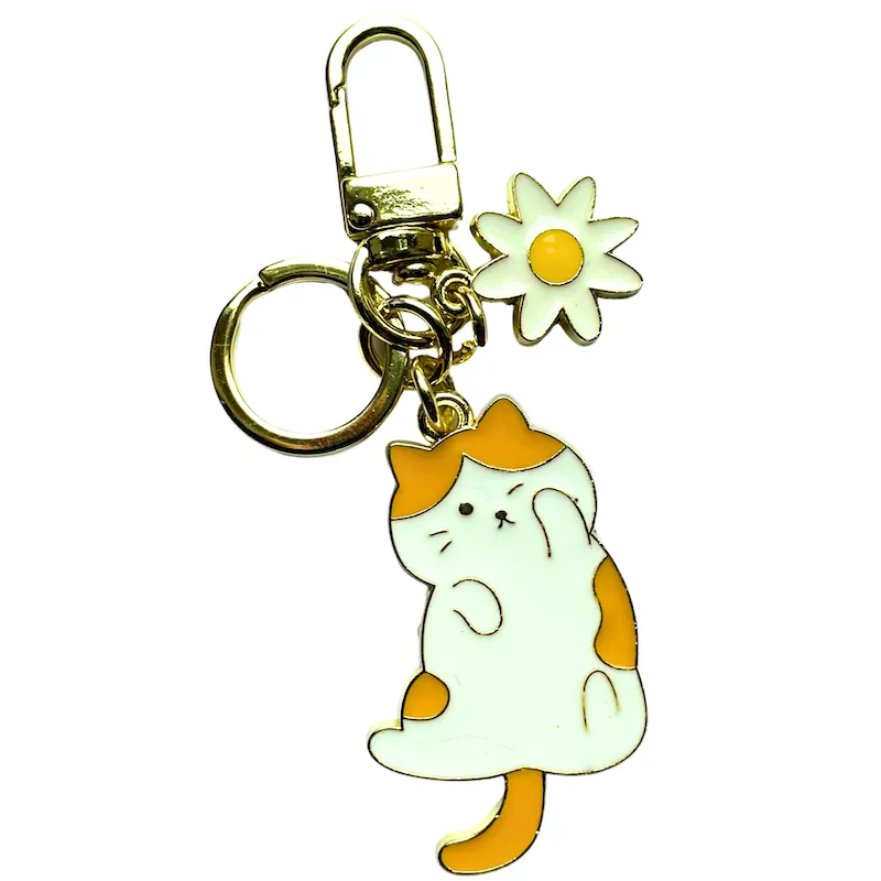 KENJI Mima Cats Enamel Keyring