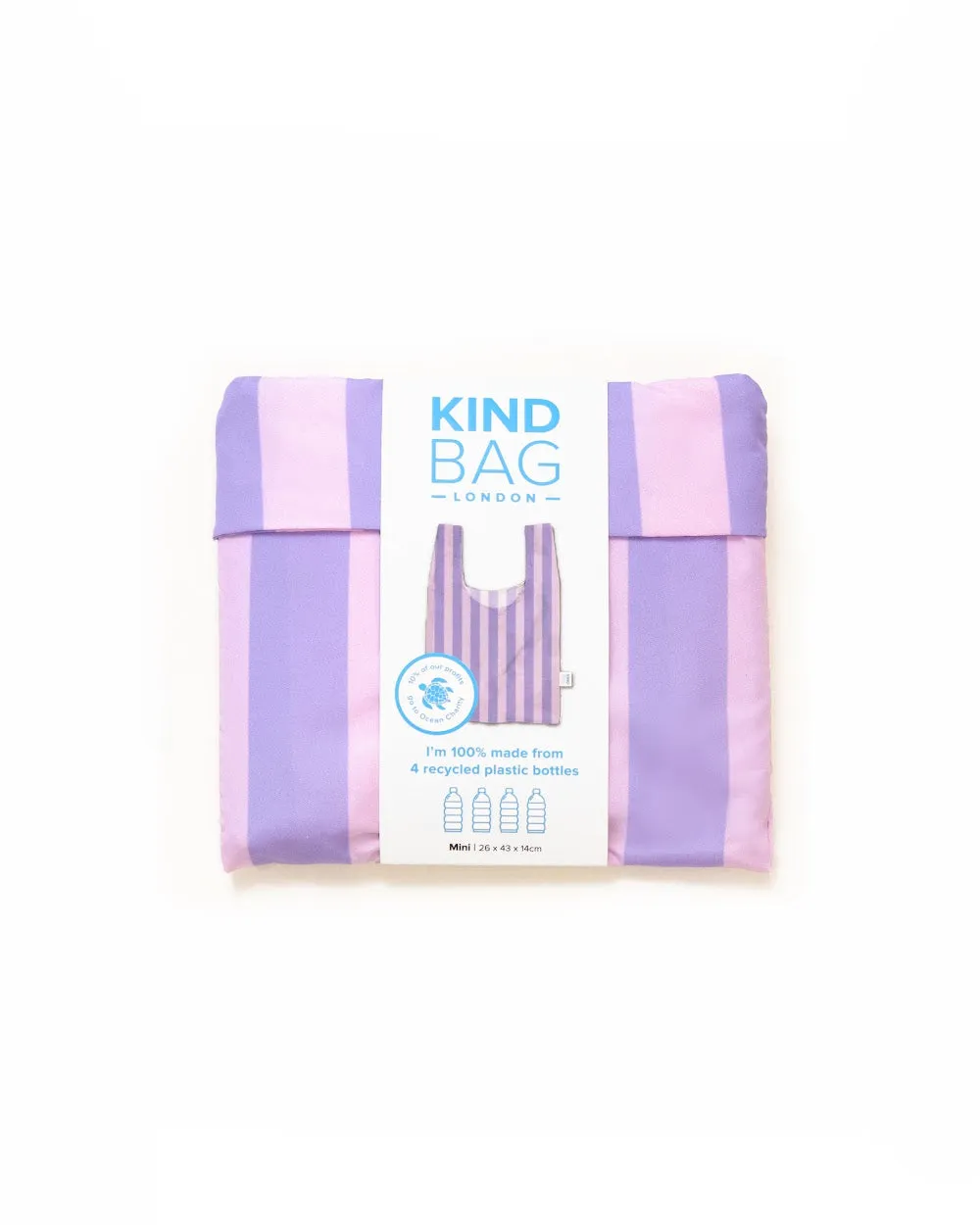 Kind Bag Mini Purple Stripes