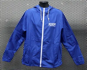 KING SHOCKS BLUE LIGHTWEIGHT WINDBREAKER JACKET