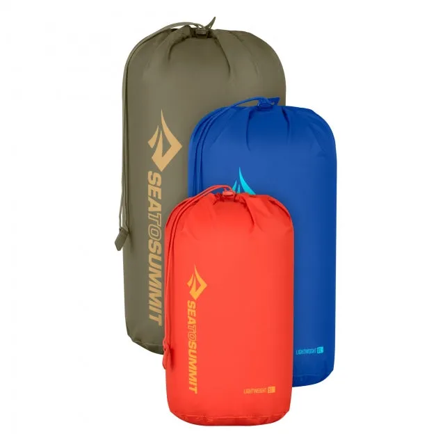 Lightweight Stuff Sack Set Multi 3-sack [1] 5L Orange, [1] 8L Blue, [1] 13L Green