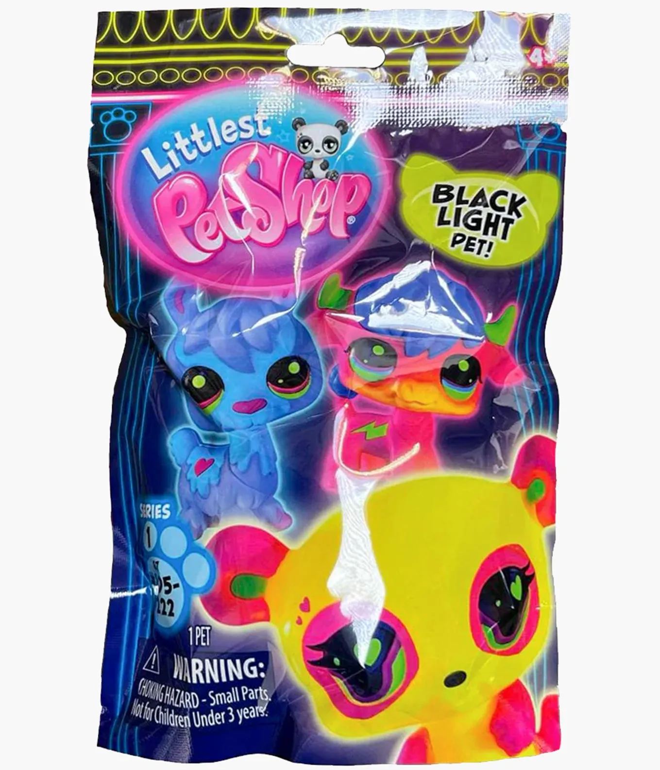 Littlest PetShop Minifigure - Series 1 - Blind Bag (Blacklight)