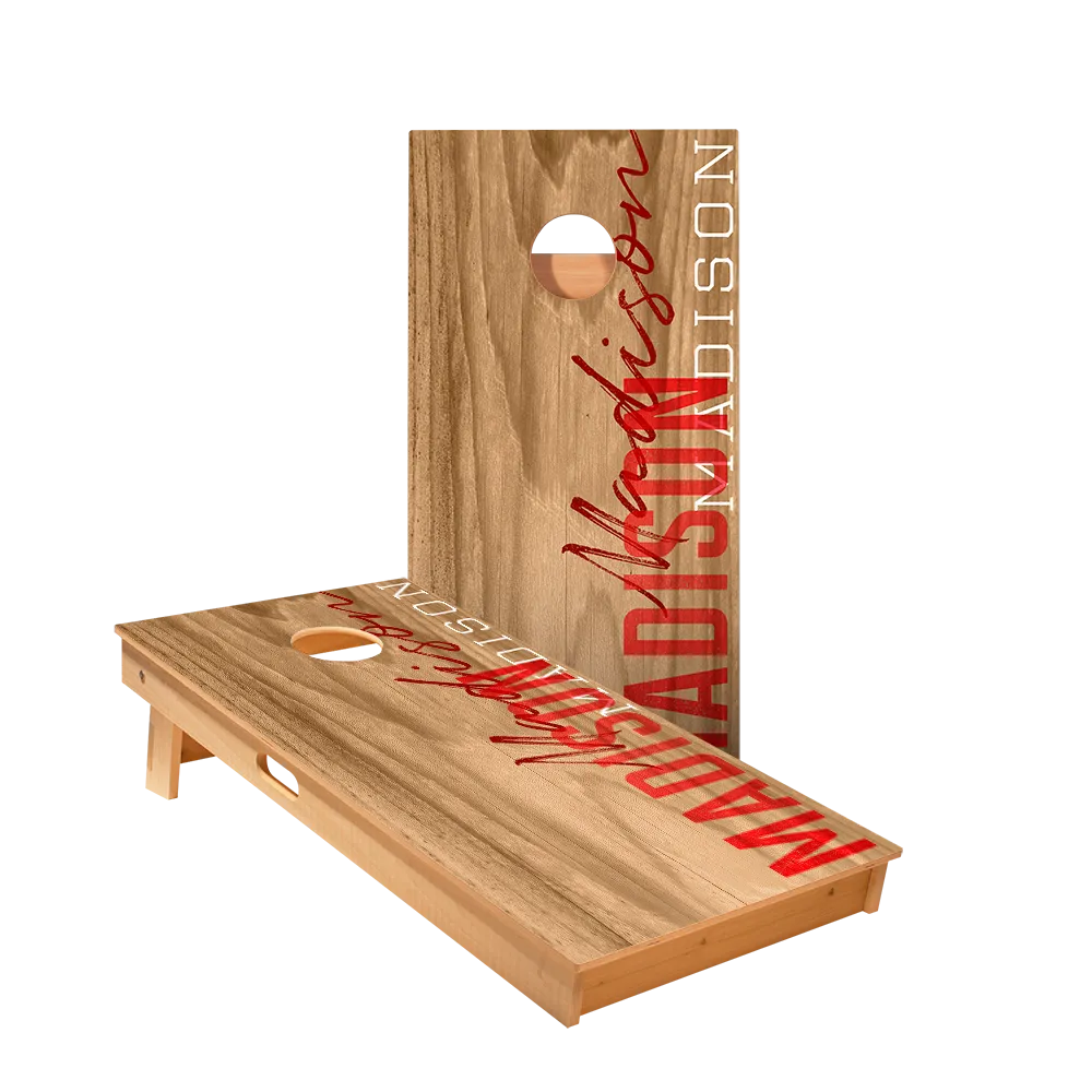 Madison Campus Gameday Star Cornhole Boards