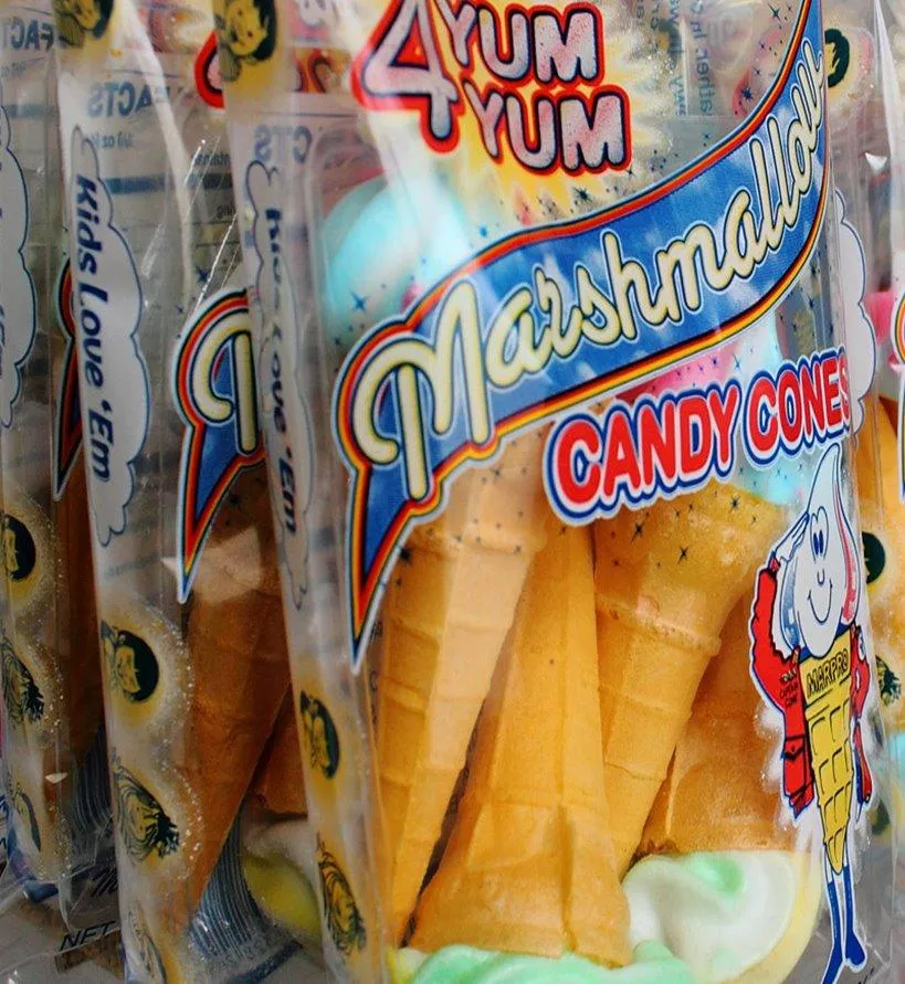 Marpro "Yum-Yum" Marshmallow Cones 4 Packs