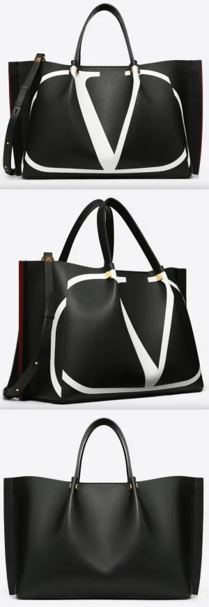 Medium Vlogo Escape Shopper with Inlay Detail