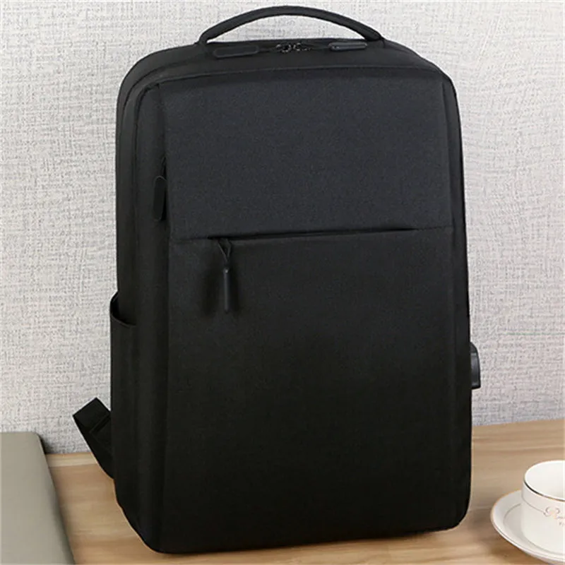 Men's Business Style Zipper Waterproof Multifunctional Travel Backpack