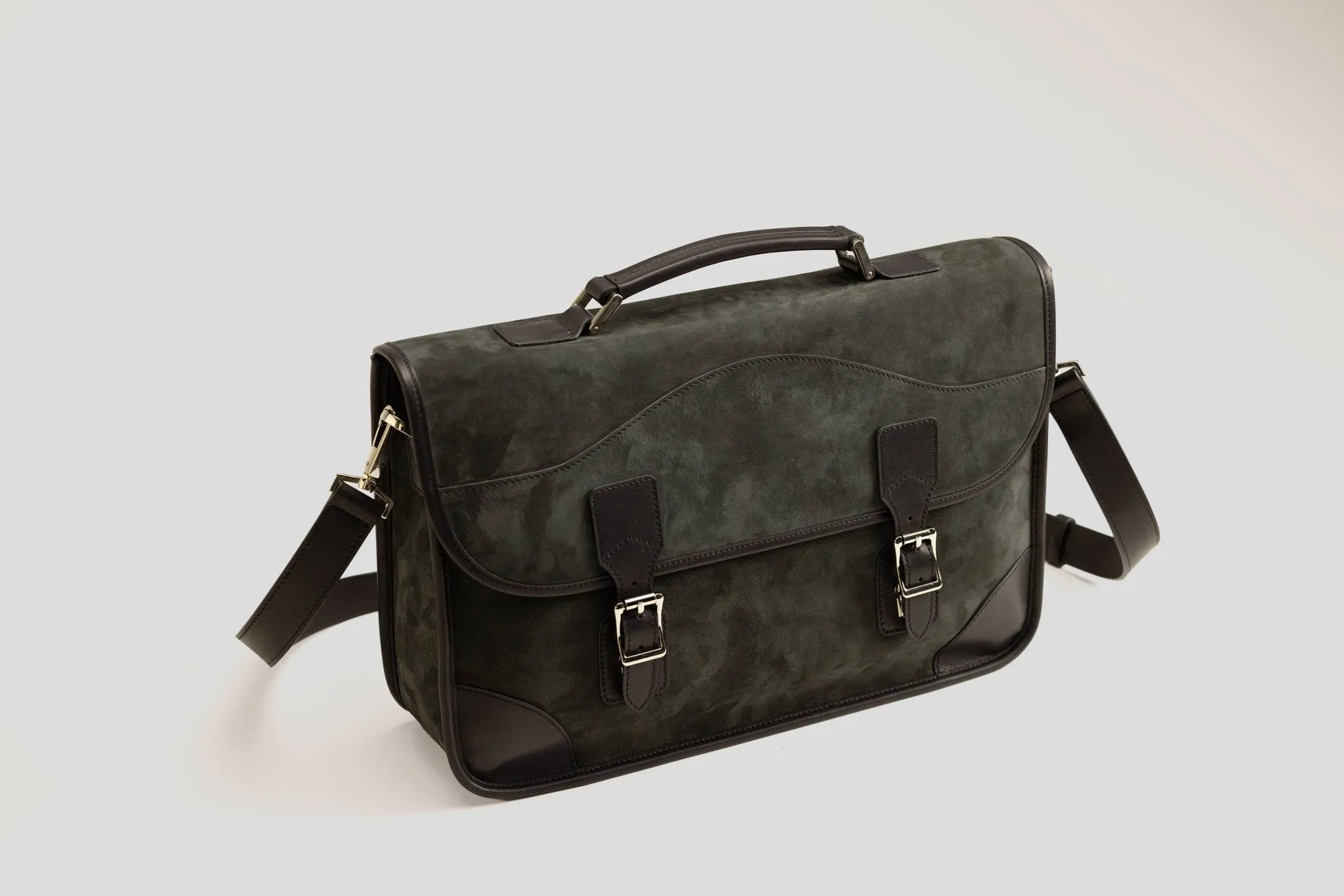 Messenger Bag - Nubuck Black