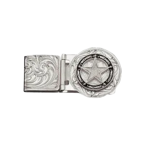 Montana Silversmiths Men's Retro Star Money Clip