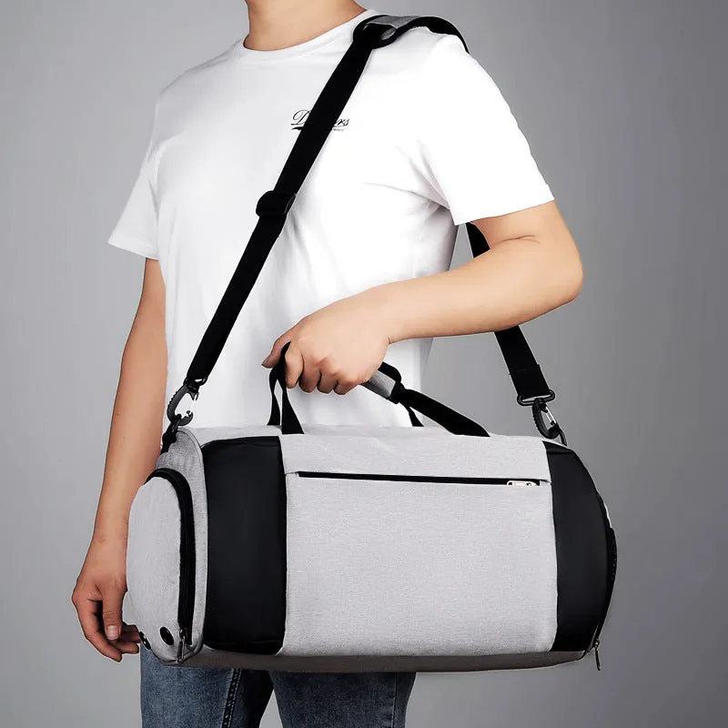 Multifunctional Cylindrical Travel Bag