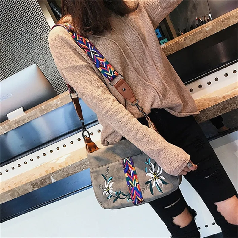 Multifunctional Fashion Women‘s Quality Abrasive Fabric Crossbody Bags