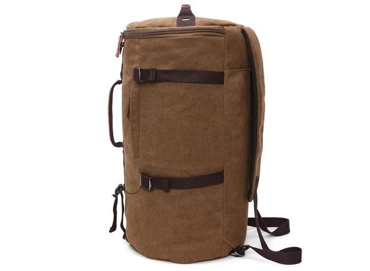 Multifunctional Outdoor Canvas Solid Back And Hand Travellers Blu Bags