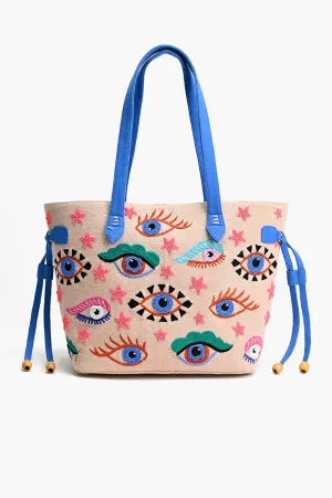 Mystic Gaze Pink Tote