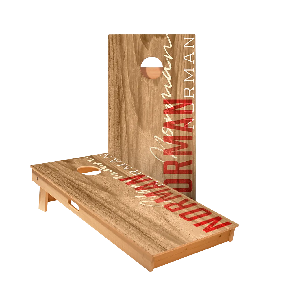 Norman Campus Gameday Star Cornhole Boards