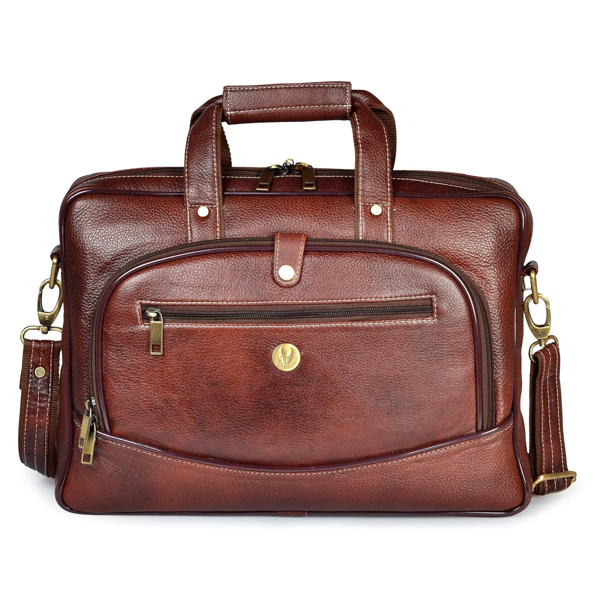 PENNYSYLVANIA Leather Laptop Messenger Bag for Men