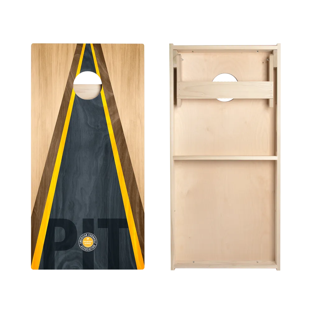 Pittsburgh Football Gameday Classic Triangle Star Cornhole Boards