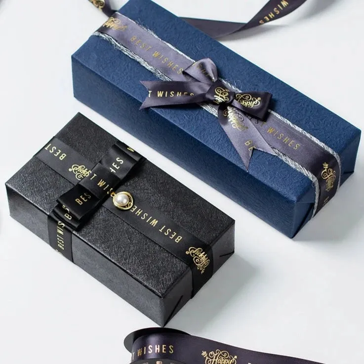 Radiant Blessings: Versatile Gold Ribbon for Enchanting Gift Packaging