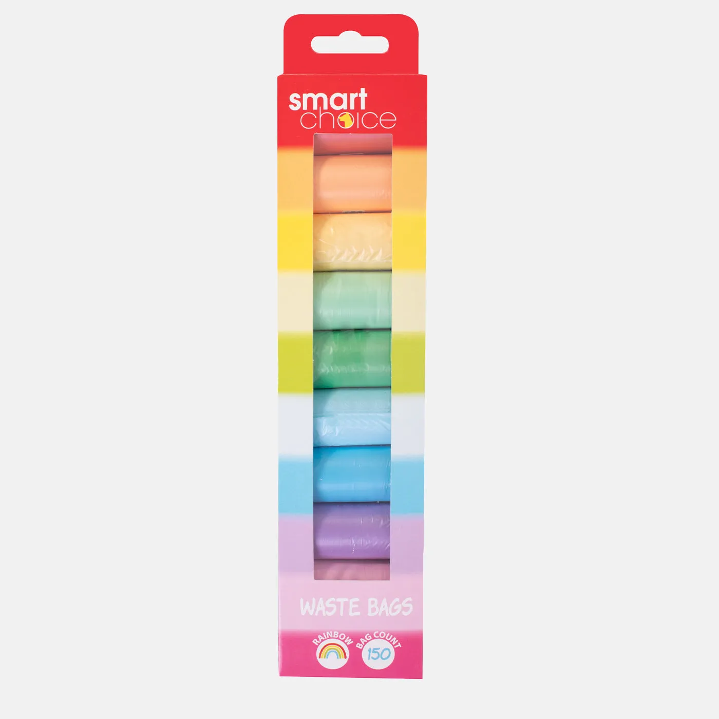 Rainbow Poop Bags 150 Pack