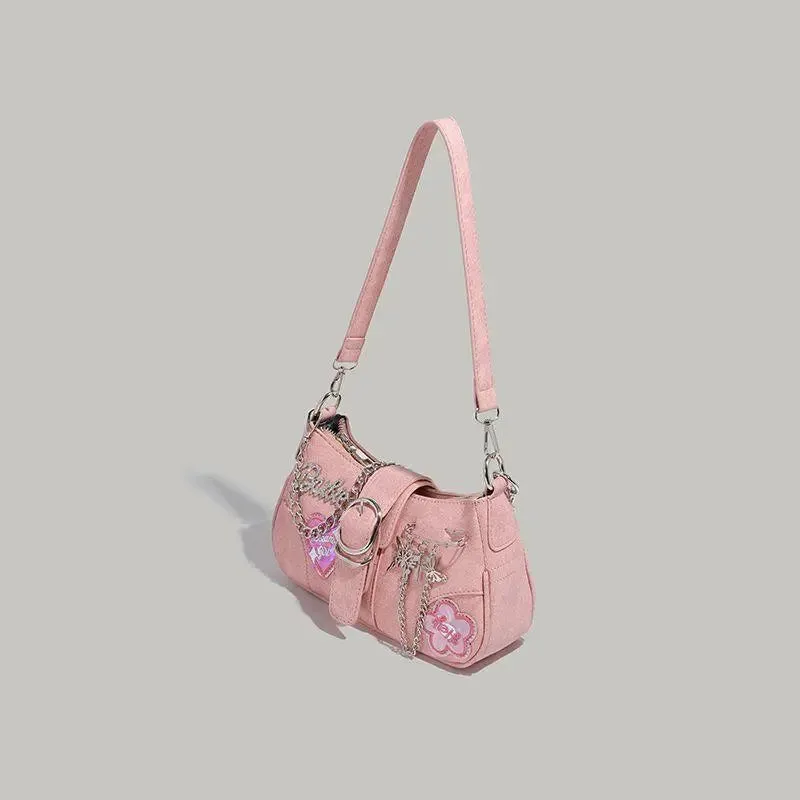 Retro Charm Butterfly Shoulder Bag